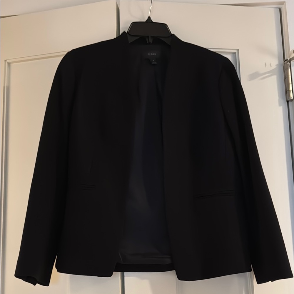 J Crew Going Out  Black Blazer